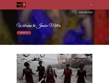 Tablet Screenshot of janicemillermusic.com